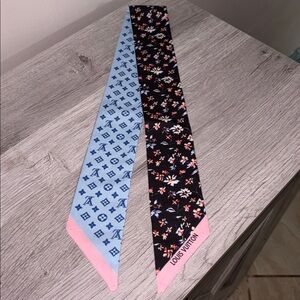 Designer lux twilly bag scarf